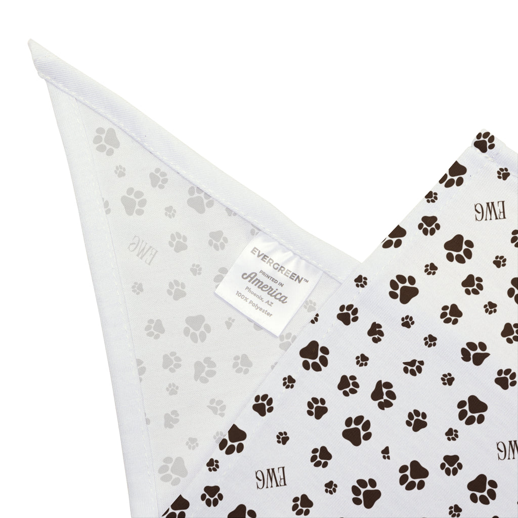 The Walking Pup Bandana - Espresso